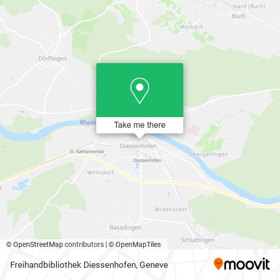 Freihandbibliothek Diessenhofen map