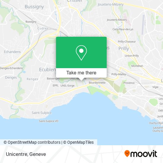 Unicentre map
