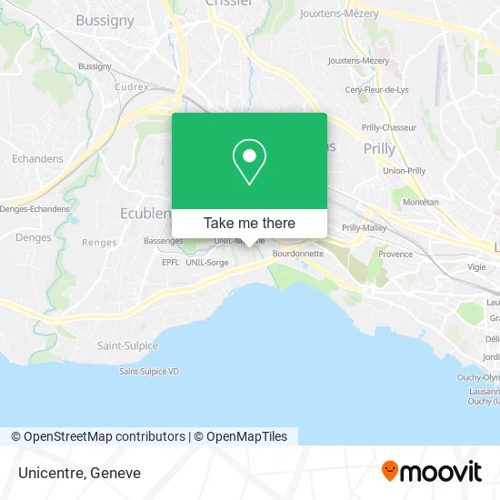 Unicentre map