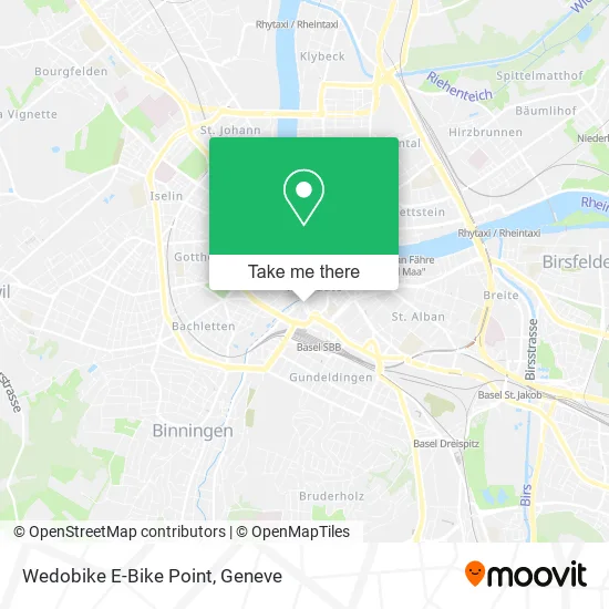 Wedobike E-Bike Point map