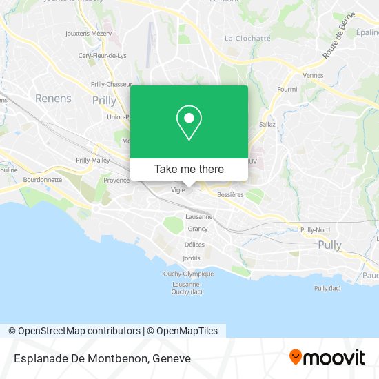 Esplanade De Montbenon map