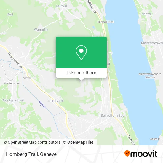 Homberg Trail map