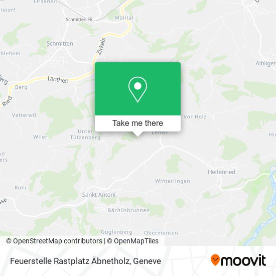 Feuerstelle Rastplatz Äbnetholz map