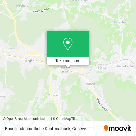 Basellandschaftliche Kantonalbank map