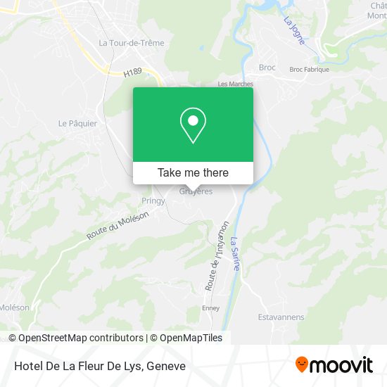 Hotel De La Fleur De Lys map