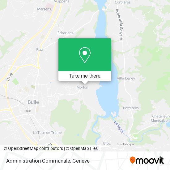 Administration Communale map