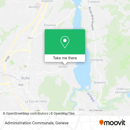 Administration Communale map