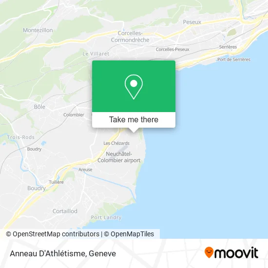 Anneau D'Athlétisme map