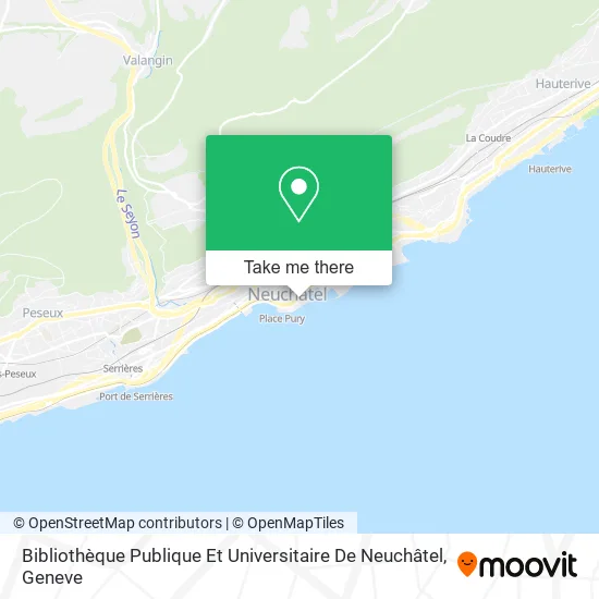 Bibliothèque Publique Et Universitaire De Neuchâtel map