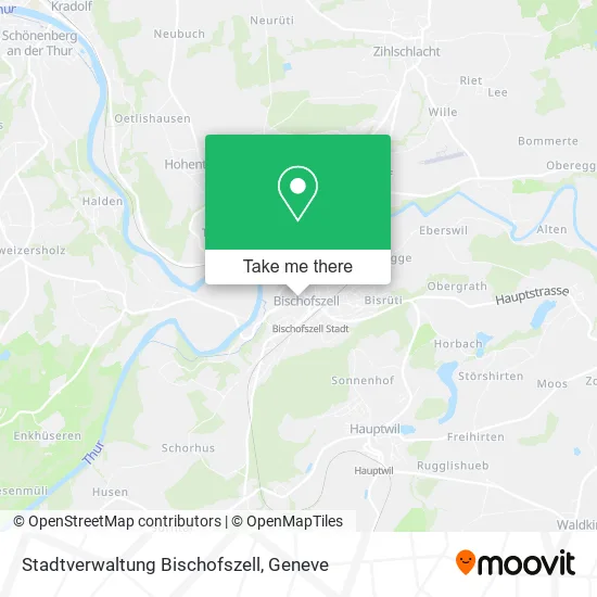 Stadtverwaltung Bischofszell map