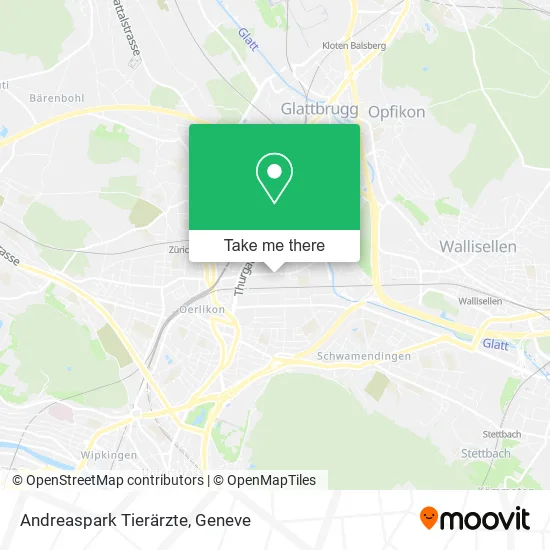 Andreaspark Tierärzte map