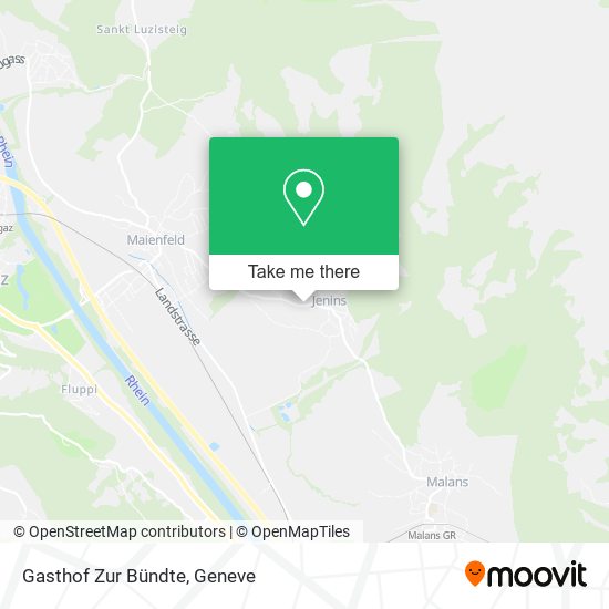 Gasthof Zur Bündte map