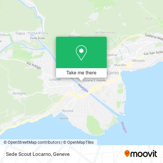 Sede Scout Locarno map