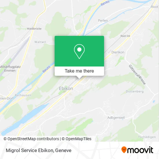 Migrol Service Ebikon map