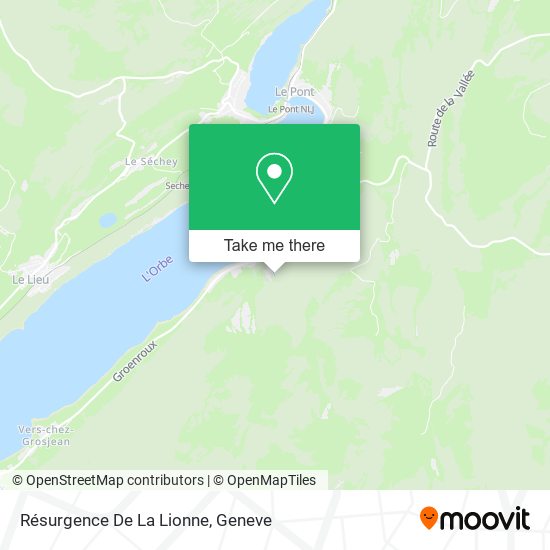 Résurgence De La Lionne map