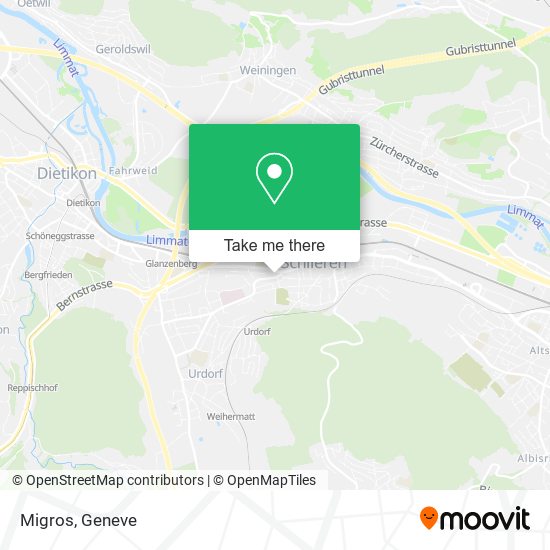 Migros map