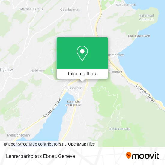 Lehrerparkplatz Ebnet map
