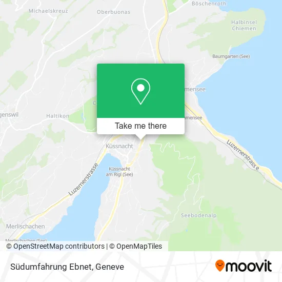 Südumfahrung Ebnet map