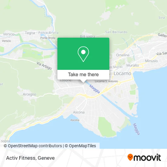 Activ Fitness map