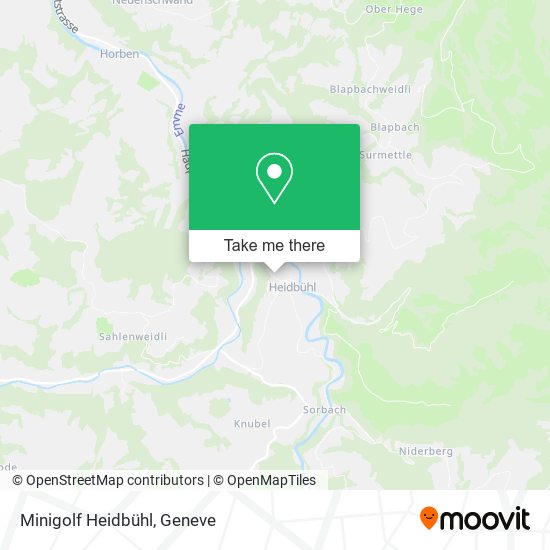 Minigolf Heidbühl map