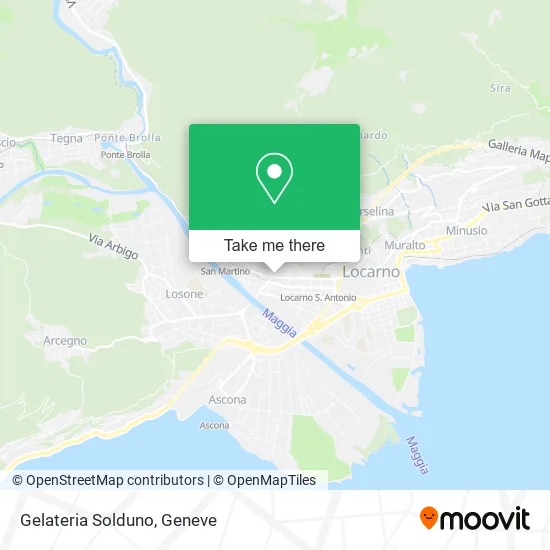 Gelateria Solduno map