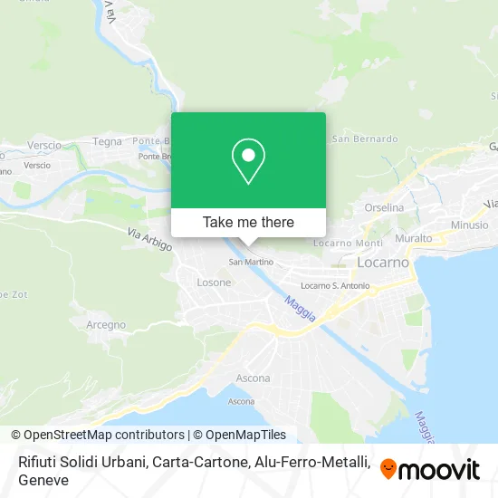 Rifiuti Solidi Urbani, Carta-Cartone, Alu-Ferro-Metalli map