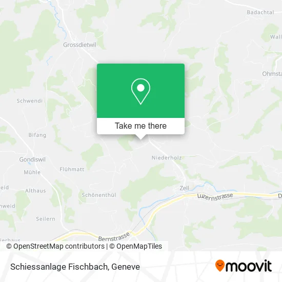 Schiessanlage Fischbach map