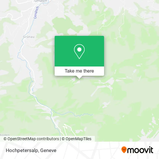Hochpetersalp map