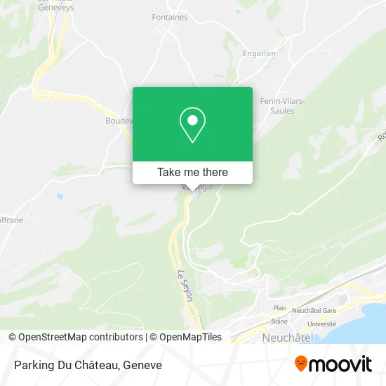 Parking Du Château map