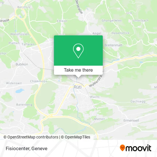 Fisiocenter map