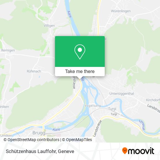 Schützenhaus Lauffohr map
