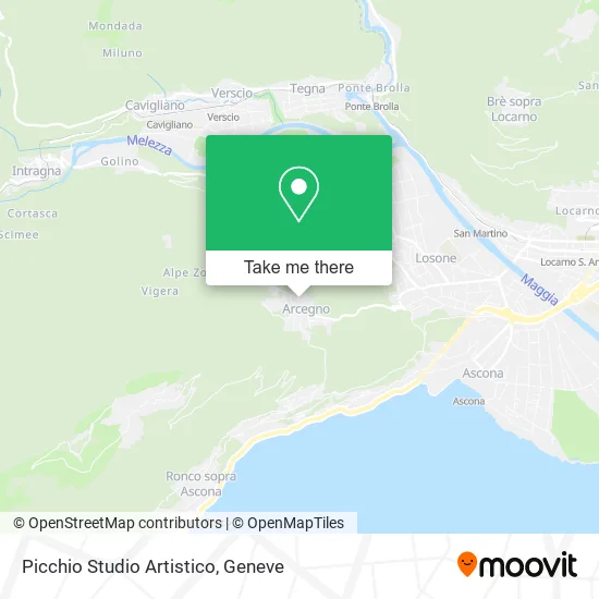 Picchio Studio Artistico map