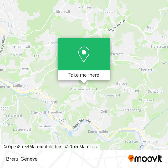 Breiti map