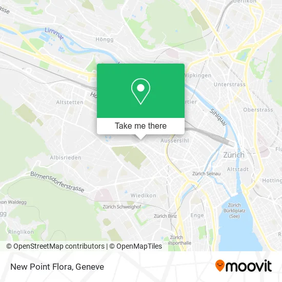 New Point Flora map
