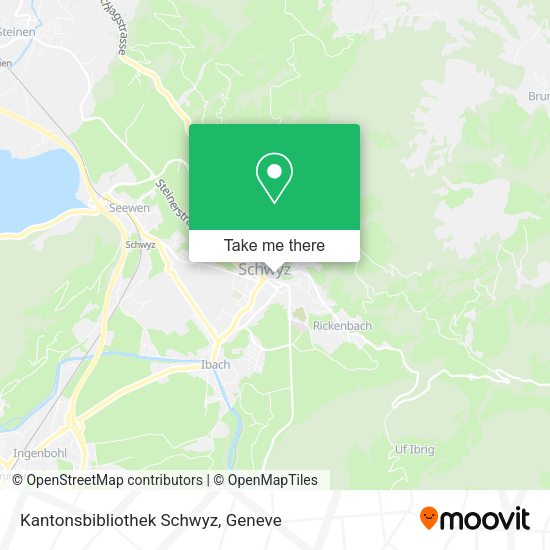 Kantonsbibliothek Schwyz map