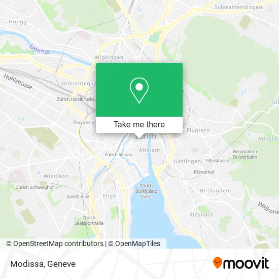 Modissa map