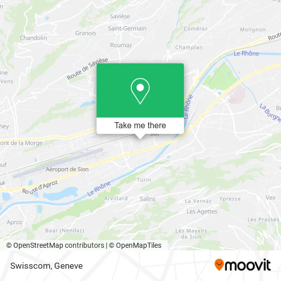 Swisscom map