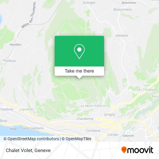 Chalet Volet map