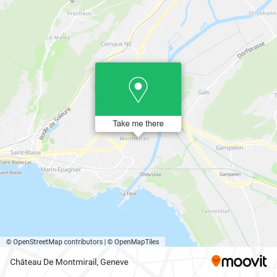 Château De Montmirail map