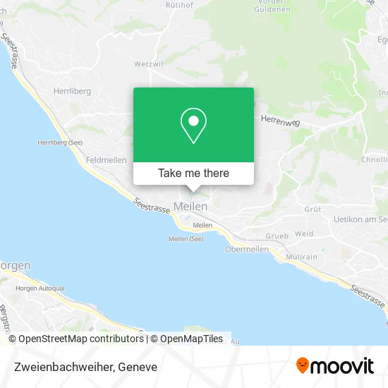 Zweienbachweiher map