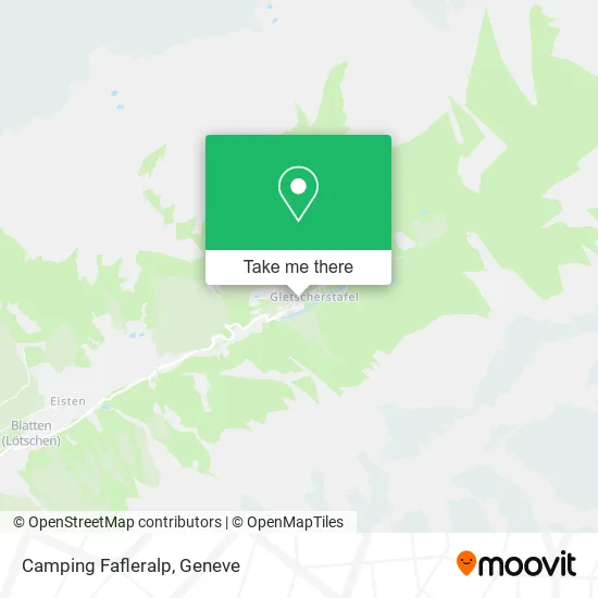 Camping Fafleralp map