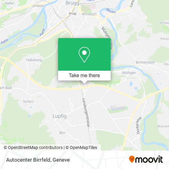 Autocenter Birrfeld map