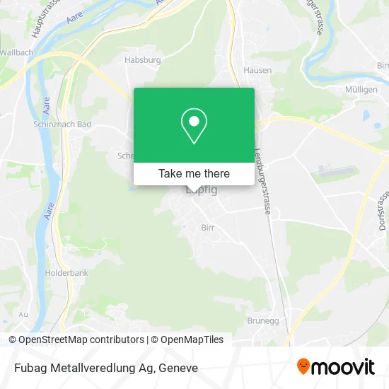 Fubag Metallveredlung Ag map