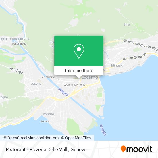 Ristorante Pizzeria Delle Valli plan