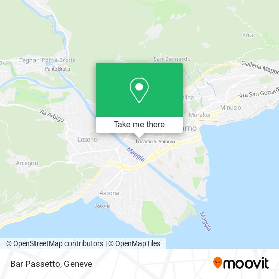 Bar Passetto map