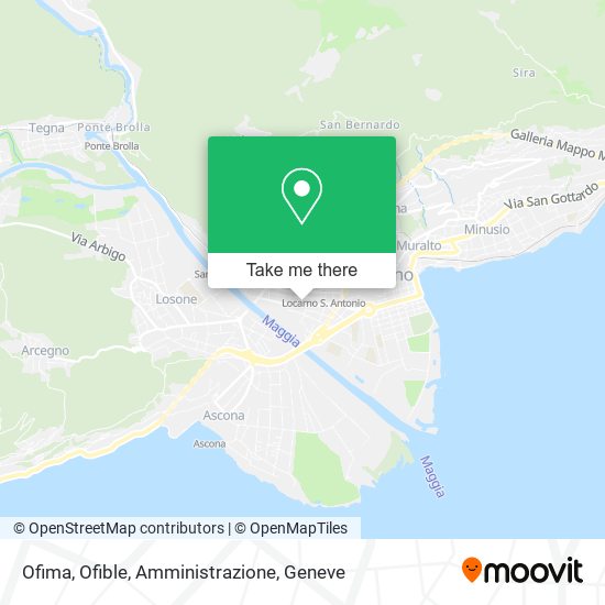 Ofima, Ofible, Amministrazione map