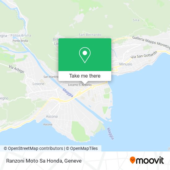 Ranzoni Moto Sa Honda map