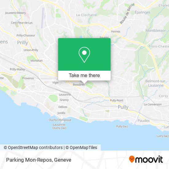 Parking Mon-Repos map