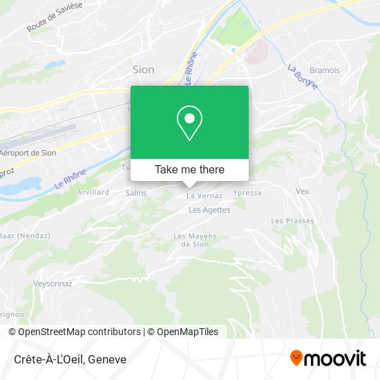 Crête-À-L'Oeil map
