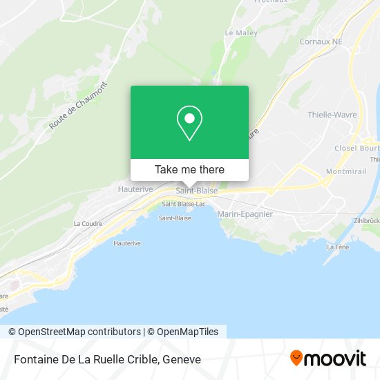 Fontaine De La Ruelle Crible map